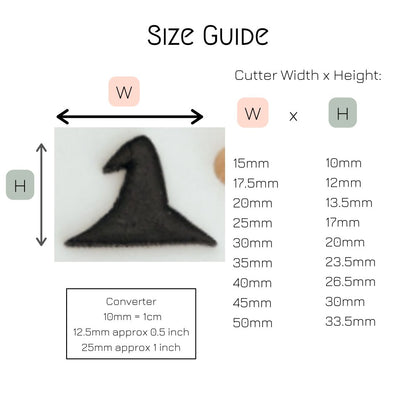 Witches Hat Clay Cutter | Halloween -